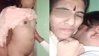 Desi Wife Boobs Pressing And Fucked | ViralKand