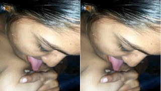 Desi Girl Sucking Her Boobs | ViralKand