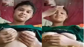 Desi Girl Shows Boobs For Lover | ViralKand