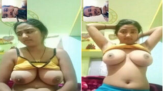 Desi Bhabhi Shows Boobs On Vc | ViralKand