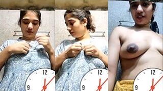 Sexy Desi Bhabhi Shows For Lover On VC | ViralKand