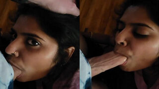 Desi Girl Sucking Lover Dick | ViralKand