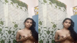 Desi Girl Play With Her Boobs | ViralKand