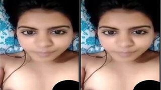 Cute Desi Girl Shows Boobs And Pussy On VC | ViralKand