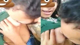 DESI NEIGHBOUR BABE BOOBS SUCKED AND GIVING JUICY BJ | ViralKand