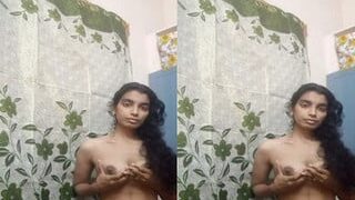 Desi Girl Play With Her Boobs | ViralKand