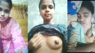 Cute Desi Vlg Girl Shows Her Boobs And Pussy Part 3 | ViralKand